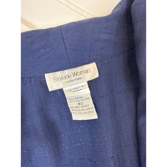 Suit Studio & Brylane Single Breasted Blazer & Satin Midi Shift Dress Bundle 24 - Picture 10 of 10